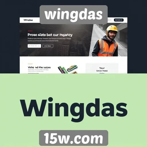 Evolução do design do site wingdas